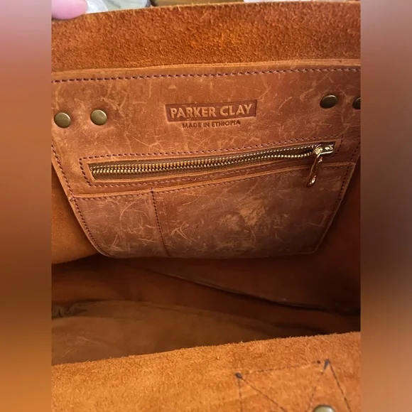 Merkato Tote | Parker Clay | Rust Brown - Picture 3 of 7